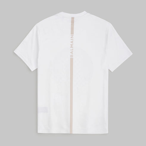 B.L.M.N White FB Premium Printed T-Shirt